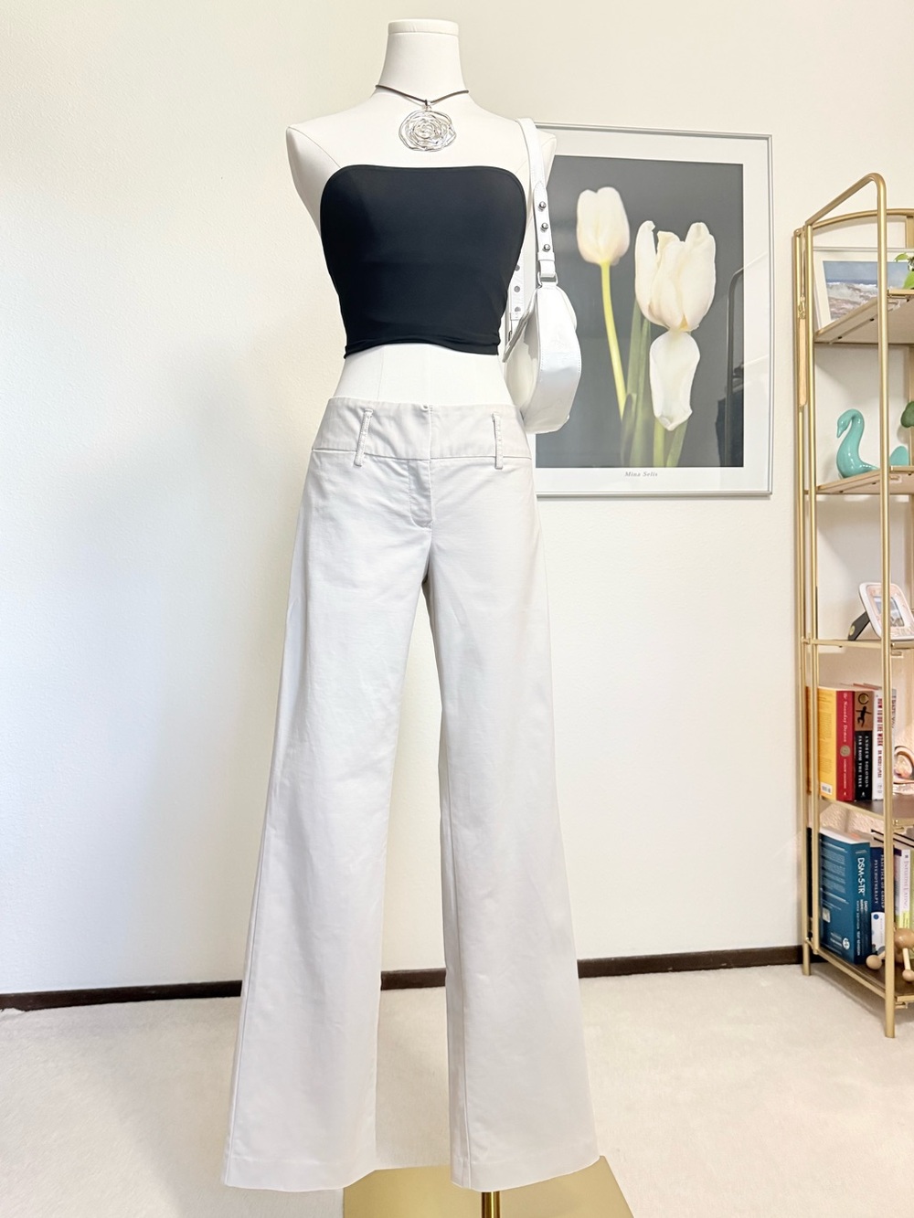 Vintage Tommy Hilfiger Low rise Bootcut Pants Y2K Preppy Academia Minimalist